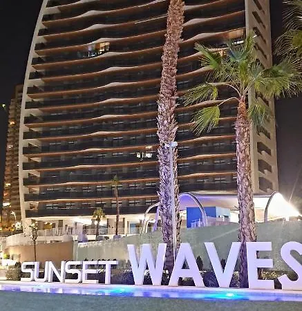 Sunny Morning Of Costa Blanca - Sunset Waves 아파트 베니돔